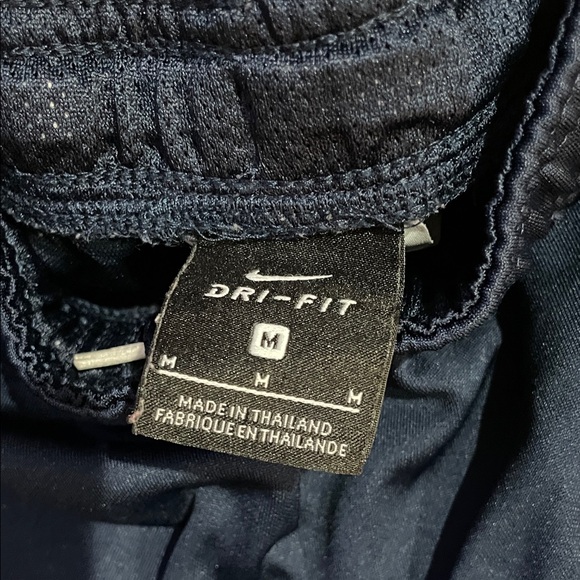 Nike Dark Blue Sports Shorts with White Stripe Kids - Picture 2 of 3